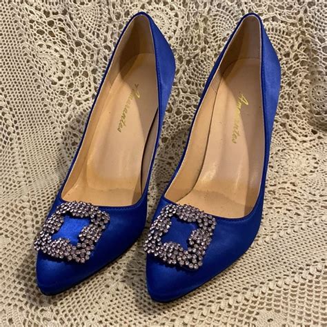 manolo blahnik jeweled heels dupe